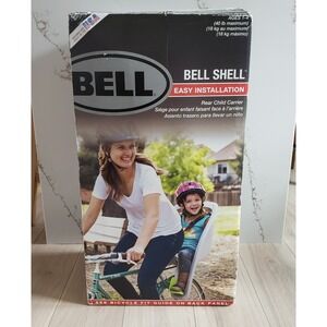 BELL Sports Adjustable Shell Rear Child Carrier Bicycle Seat Gray